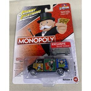 Johnny Lightning JLPC008 Pop Culture 1976 Dodge Van Monopoly